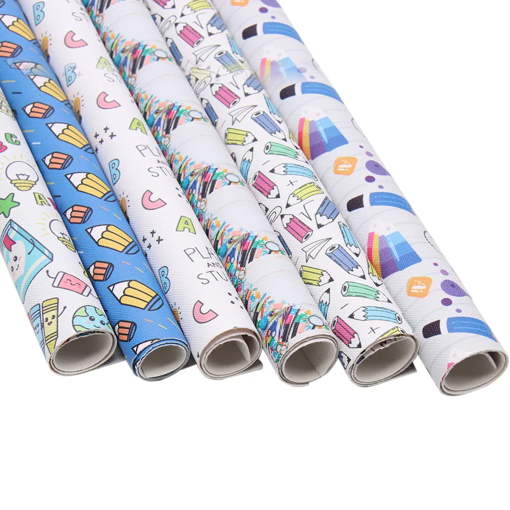 JOJO Луки 22*30 см 1 шт. искусственная кожа, для рукоделия, Back To School лист для самодельные Луки домашняя текстильная отделка расходные материалы