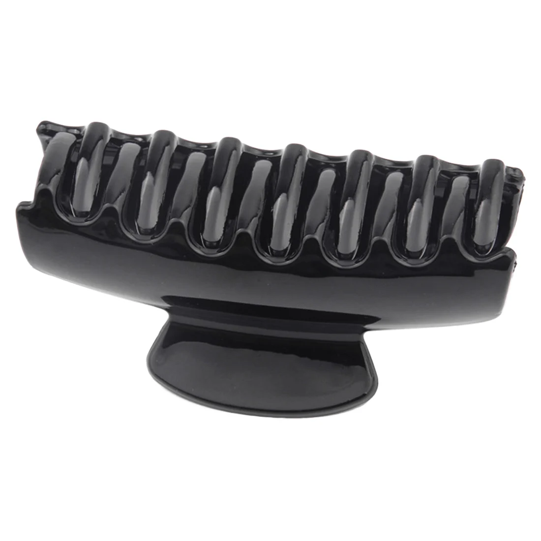 Простые и винтажные черные большие пластиковые заколки для волос шпильки