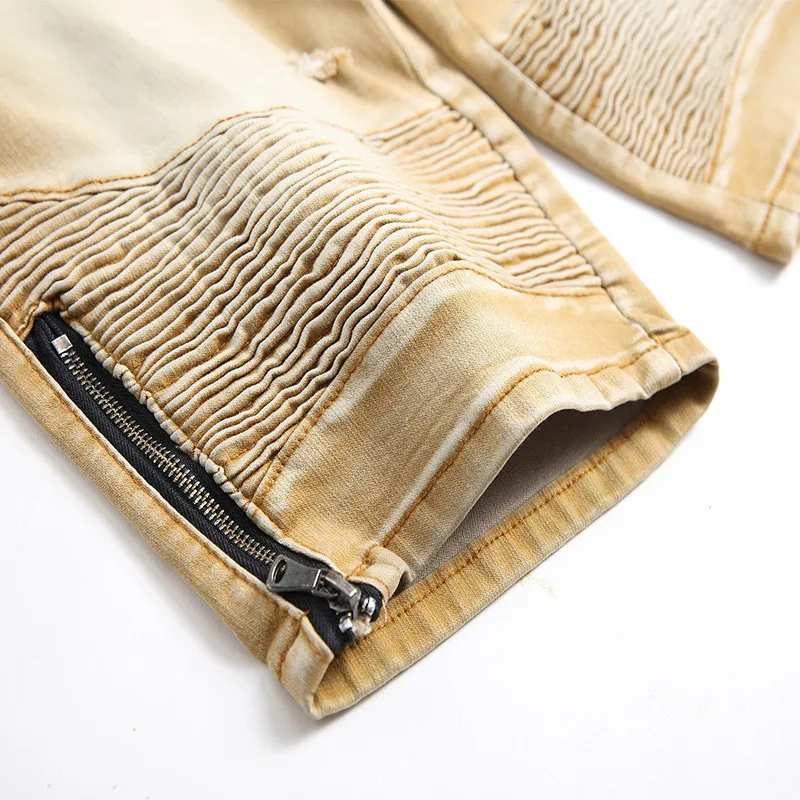 Новинка 2020 Мужская одежда Modis старые джинсы мужские узкие джинсовые шорты с