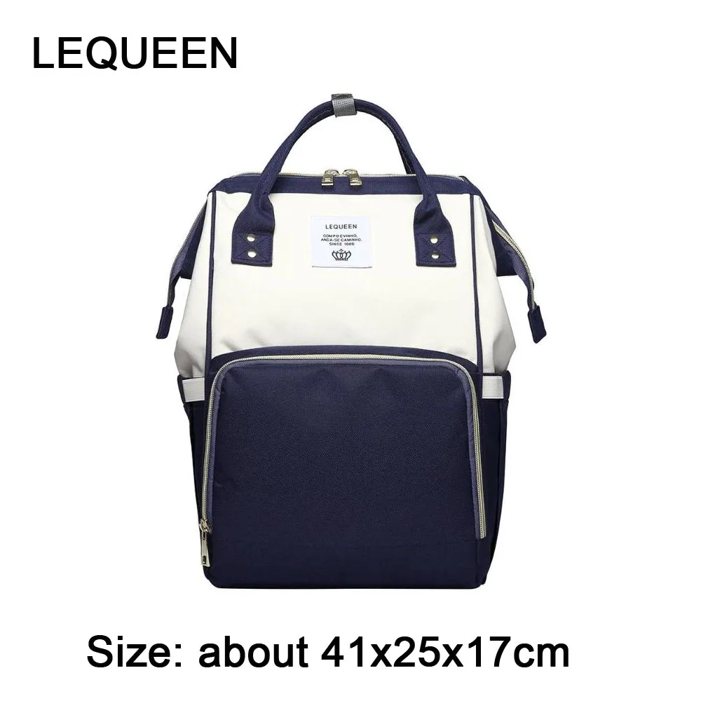 228831.02 LEQUEEN модная сумка для подгузников для мам, сумка для подгузников, Большая вместительная сумка для подгузников, рюкзак для путешествий, сумка для ухода за ребенком, bolsa materni - Цвет: 228831.02
