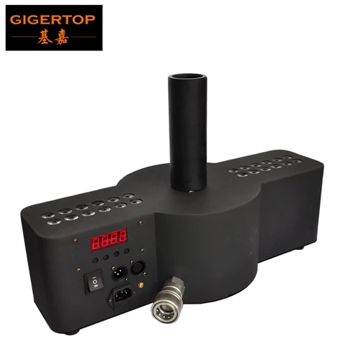 1 TIPTOP Высокое качество 24X3 Вт Led Co2 струйный сценический светильник ing эффект DMX контроль Американский DJ CO2 дым клуб диско Настольный светильник крио устройство - Цвет: 1