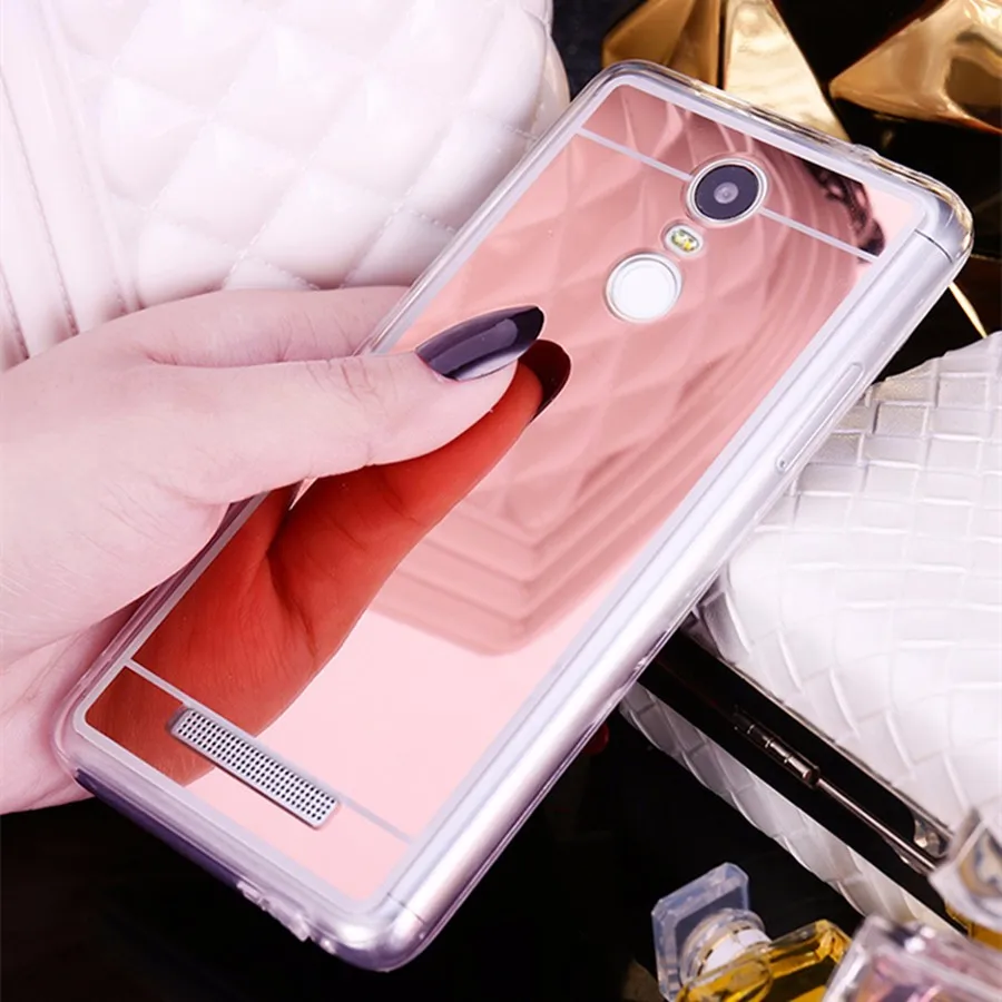 Роскошный mi rror чехол s для Red mi Note 3 4 Мягкий ТПУ чехол для телефона для Xiao mi Red mi Note 3 Pro Red mi Note3 Note4 силиконовый чехол-накладка