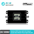 Lintratek двухдиапазонный усилитель сигнала GSM LTE Band8 Band3 два ЖК-дисплея повторитель сигнала для сотового телефона 900 МГц 1800 МГц усилитель