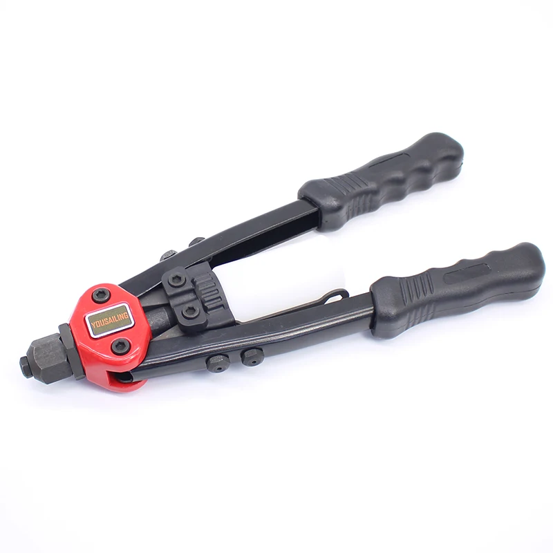 

YOUSAILING BT-807 13" (320MM) Heavy Duty Hand Rivets Gun Double Hand Manual Riveting Tool Handle Riveter Gun 3.2-6.4mm