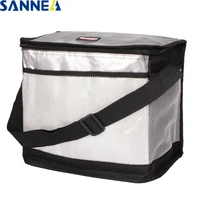sanne 10l15l thermal lunch bag waterproof cooler insulated shoulder bags for family insulated picnic cooler bag aluminum foil