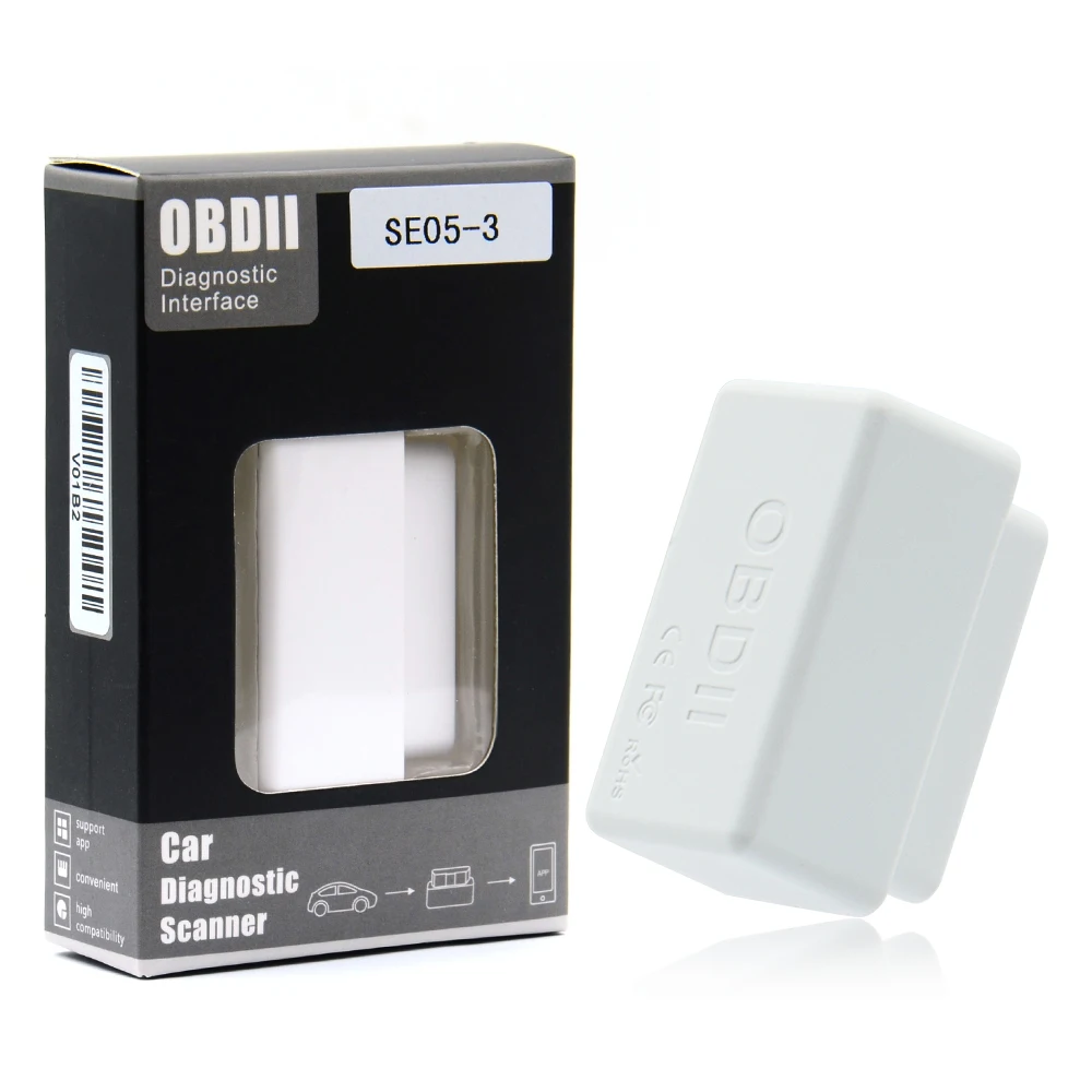 Мини сканер ELM327 Bluetooth v1.5 OBDII obd2 поддержка 12 языков ELM 327 OBD2 диагностический для Android