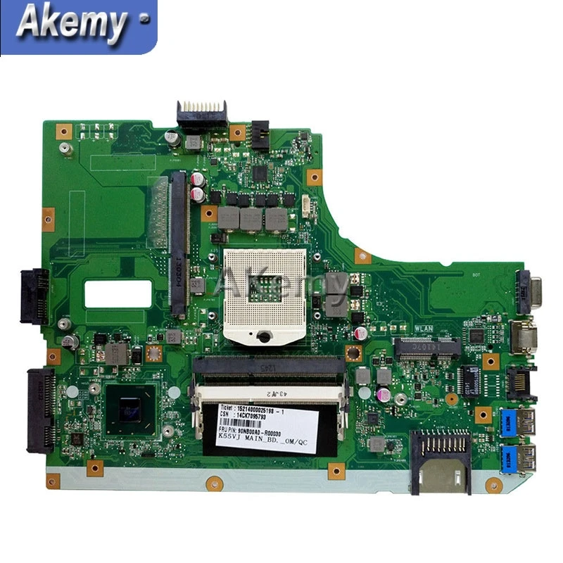 XinKaidi K55VM материнская плата для ноутбука ASUS A55V K55V K55VJ REV2.2/2 0 Поддержка Geforce GT630 2G 100%