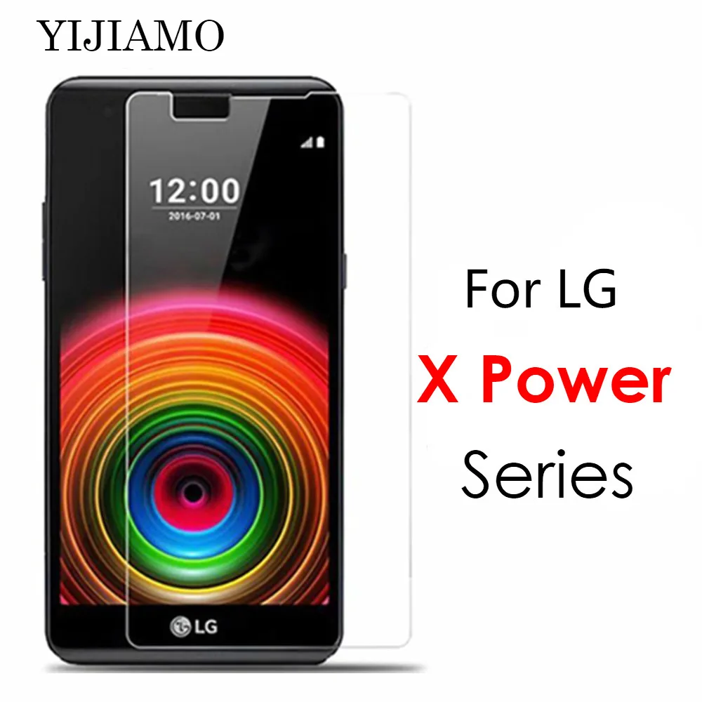 Защитное закаленное стекло 2.5D с закругленными краями для LG X Power 2 3 Защита экрана x