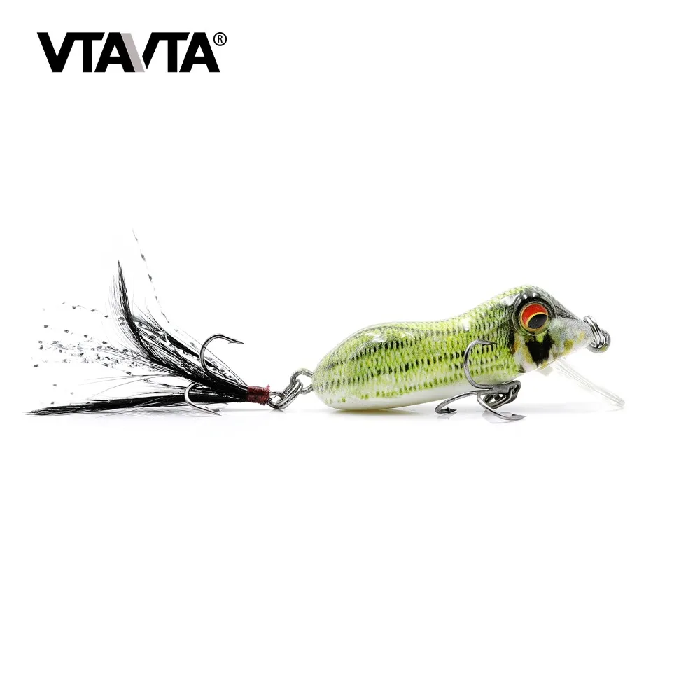 VTAVTA 5 см бионическая лягушка рыболовные приманки MR03 реалистичные с твердой