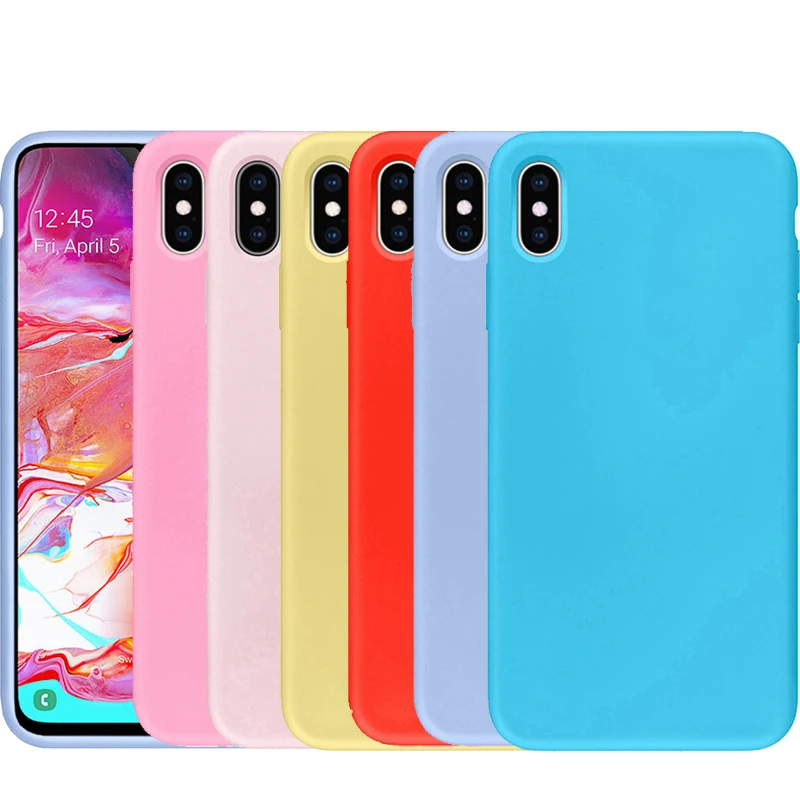 Мягкий чехол из ТПУ для Samsung Galaxy Note 8 9 5 A7 A6 A8 J4 J6 Plus A9 J8 J2 Core Pro 2018 A750 A750F утолщенный