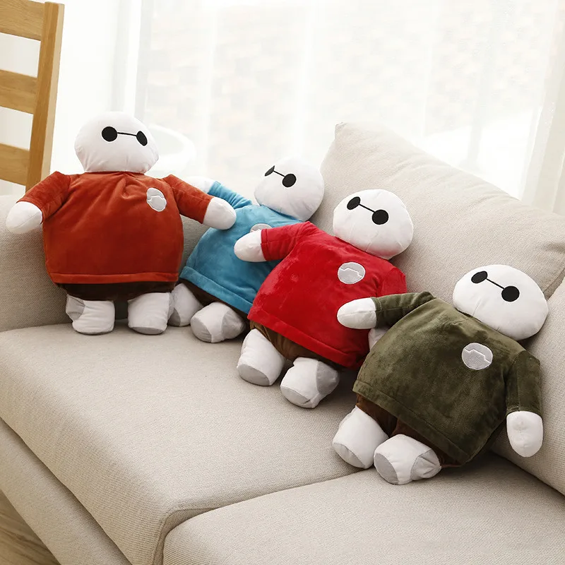 Мультфильм Baymax перезаряжаемая Горячая форма бутылки для воды милый фланелевый