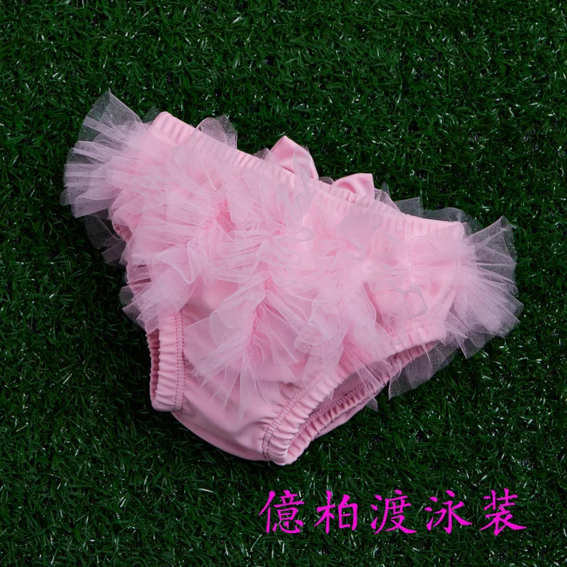 Одежда для маленьких девочек Купальники принцессы детские подгузники купания