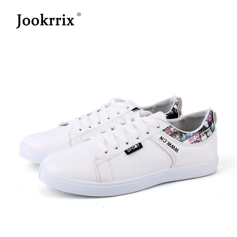Jookrrix 2018 Новое поступление осень мода обувь вулканизированной Для мужчин