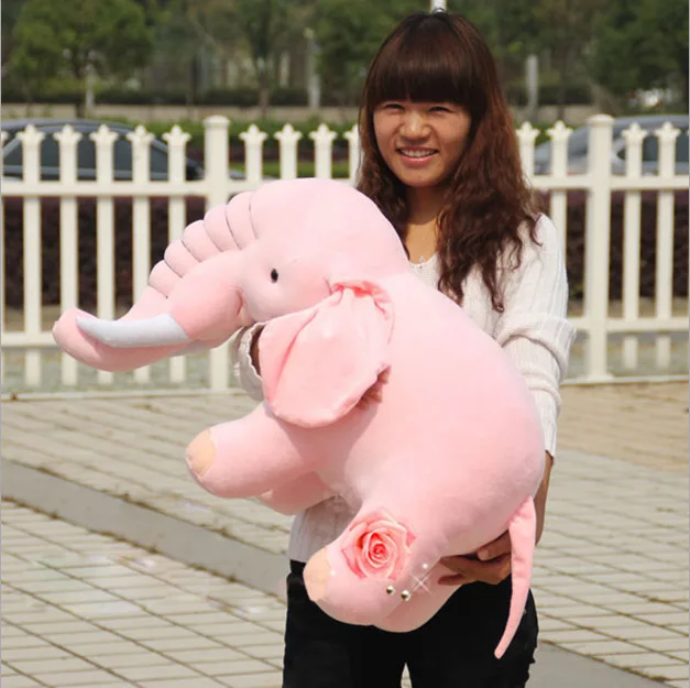 big lovely elephant toy new creative pink doll simulaiton gift about 70cm | Игрушки и хобби