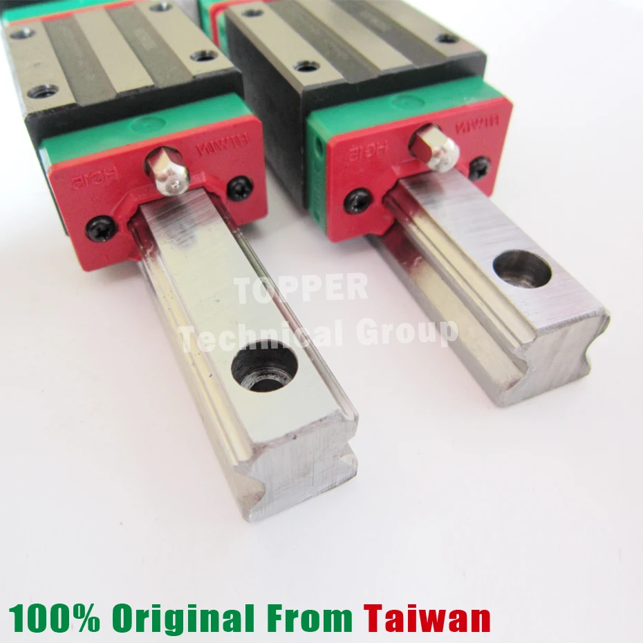 HIWIN 2PCS linear guide rail HGR15 500mm with 4 pcs of block carriage HGH15CA HGH15 CNC parts | Обустройство дома