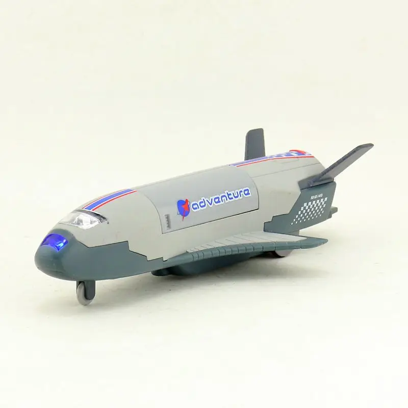

Diecast Toy Plane Model/Space Adventure Travel Airplane/Pull Back/Sound & Light/Educational Collection/Gift For Children/