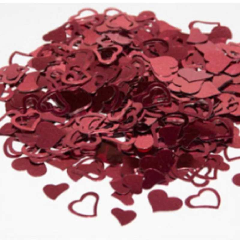Смешанные сердца Свадебный Стол Конфетти украшение для вечеринки фиолетовый