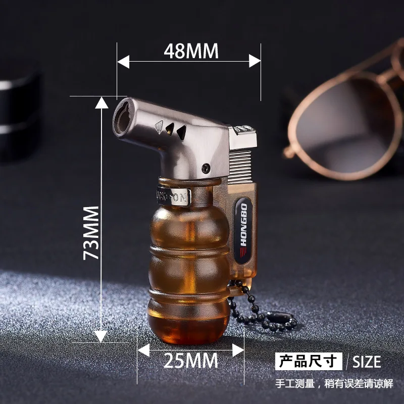

NEW Compact Butane Jet Lighter Torch Turbo Pipe Lighter Mini Spray Gun Cigar Lighter Windproof 1300 C No Gas