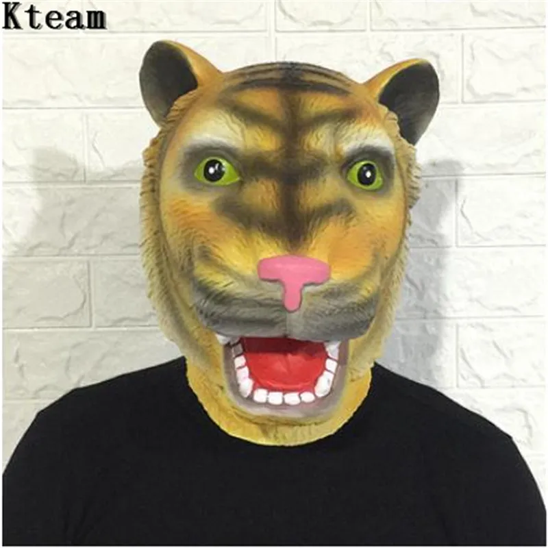 Маски с животными на все лицо косплей свинка мышь маска маскарадный костюм