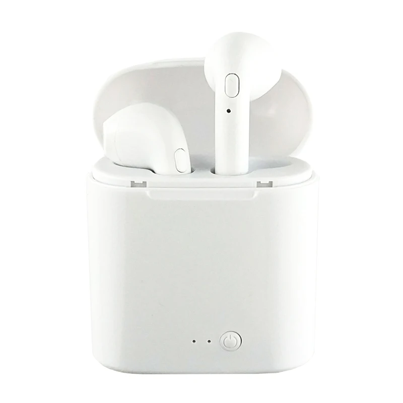 Bluetooth Earphones Mini Wireless Earbuds Sport Handsfree Earphone Cordless Headset with Charging Box for xiaomi Phone Android - Цвет: No Package Box-White