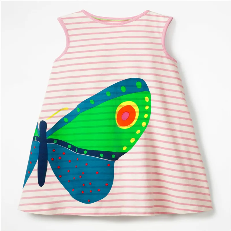 Party Dresses Baby girls 2-7T summer dresses kids short sleeves floral princess dress cotton hot selling flowers | Детская одежда и