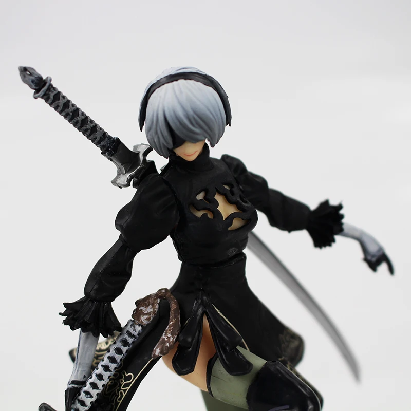 Фигурка героя мультфильма NieR Automata 2B YoRHa No.2 тип B 14 см|Игровые фигурки и