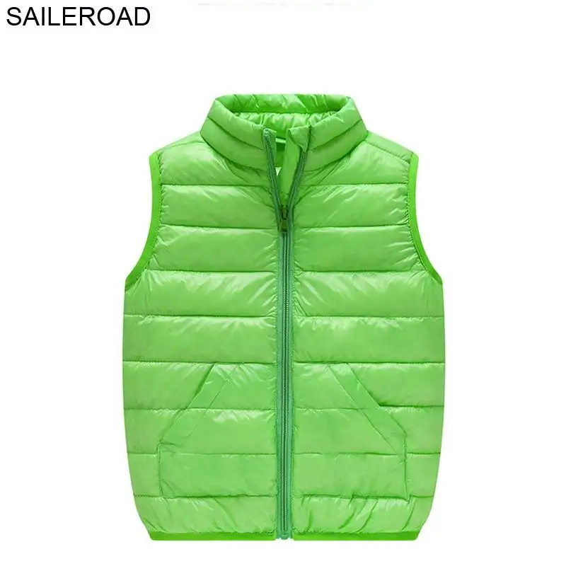 SAILEROAD/осенне-зимние детские куртки для девочек от 2 до 7 лет, жилет теплый детский жилет для мальчиков, жилет верхняя одежда для новорожденных, одежда