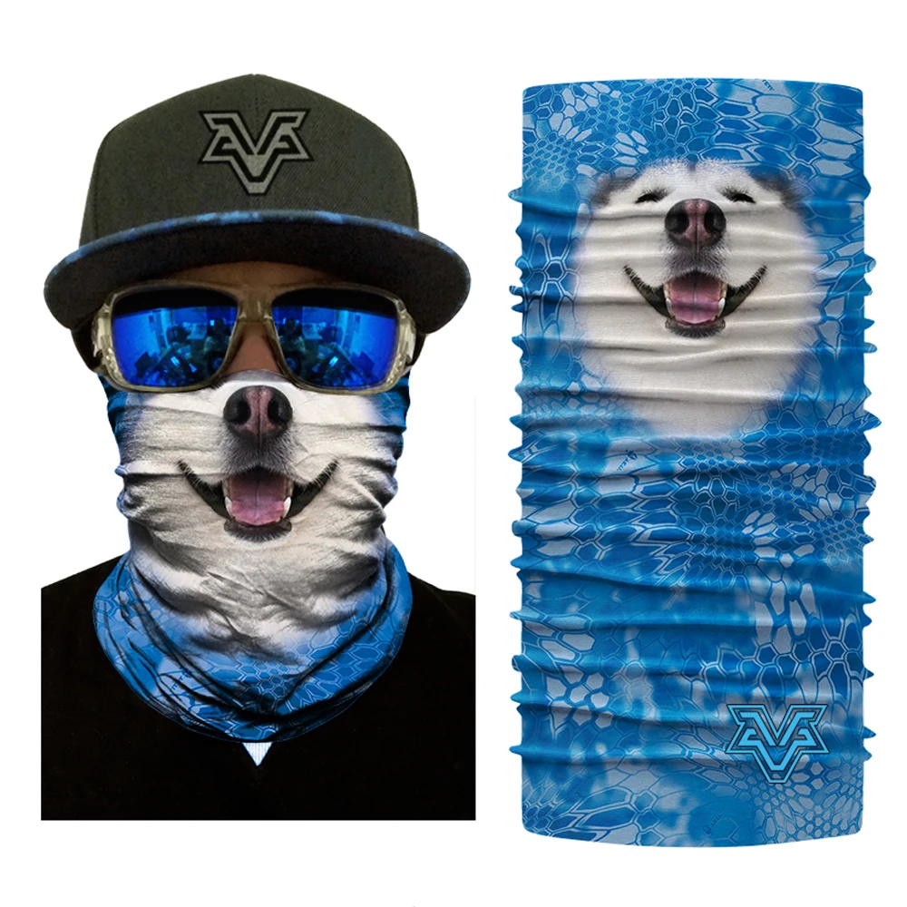 Мотоциклетная бесшовная 3d-повязка на голову BJMOTO с изображением животных тигра