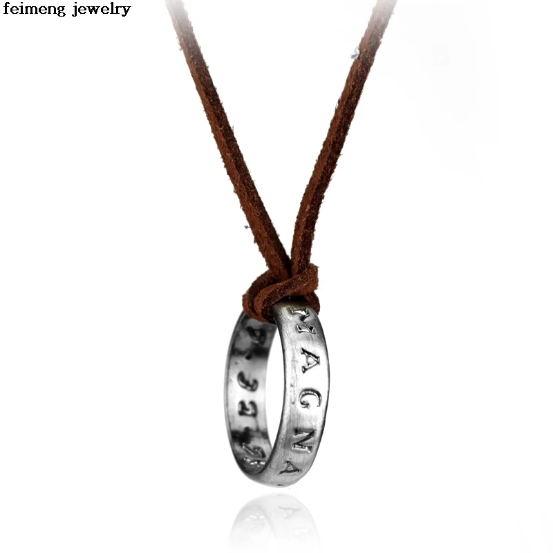 Ожерелье из кожаного шнура плетеная цепь с плетением Нейтана Дрейка 4 A концом