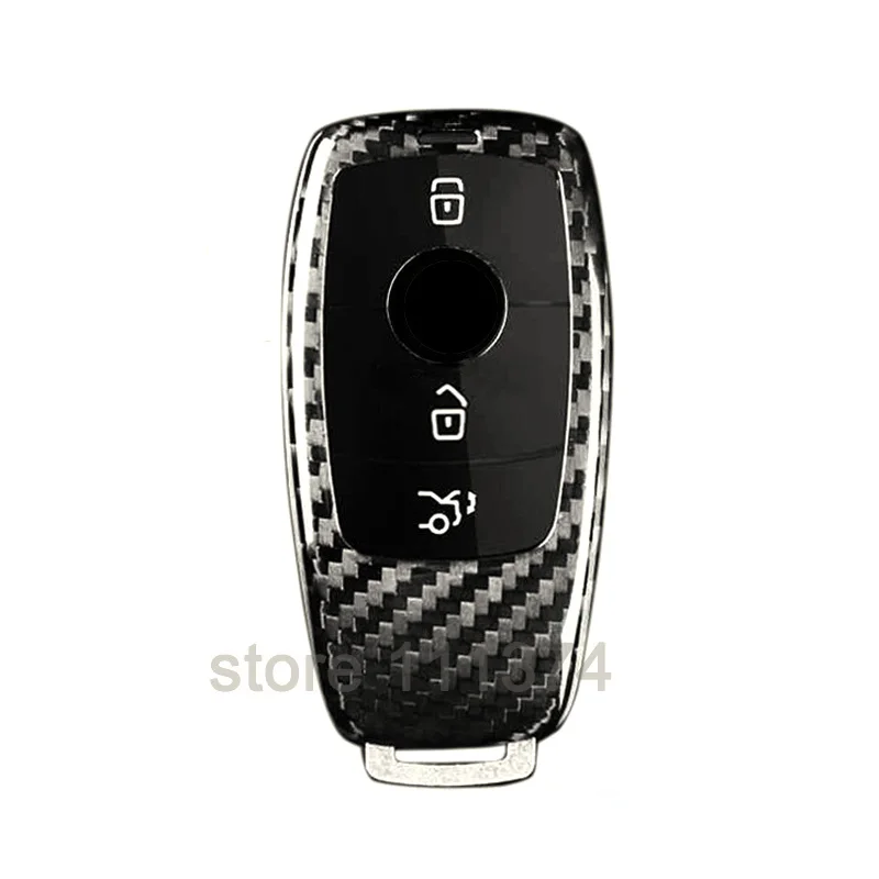 

Carbon Fiber Key Case Shell Cover For Mercedes Benz E Class W213 E200 E250 E300 E400 E43 E63 2017 2018