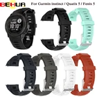 Силиконовый сменный ремешок для часов Garmin Instinct Quatix 5 GPS Смарт-часы ремешок с инструментами Шпильки Браслеты Аксессуары