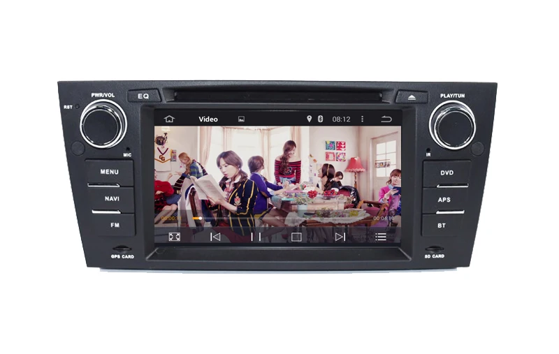 1 din 7 &quotAndroid 7.0 4 ядра dvd плеер автомобиля для BMW 3 серии E93 E92 E91 E90 (2005 2012) С WI FI 3G