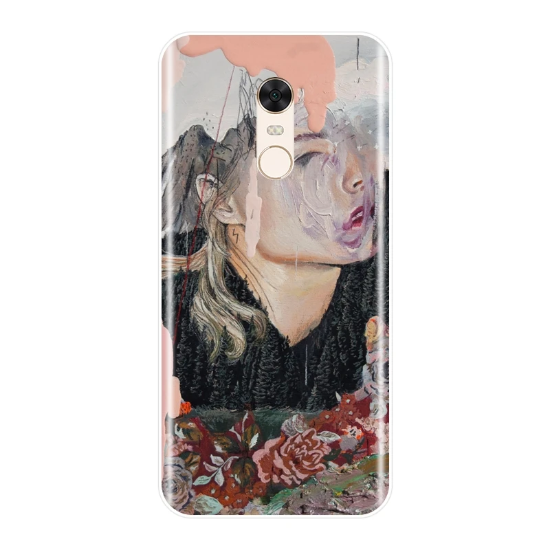 Задняя крышка для Pocophone F1 Xiaomi Redmi Note 4 4X 5 5A 6 Pro Prime Art Girl силиконовый чехол телефона S2