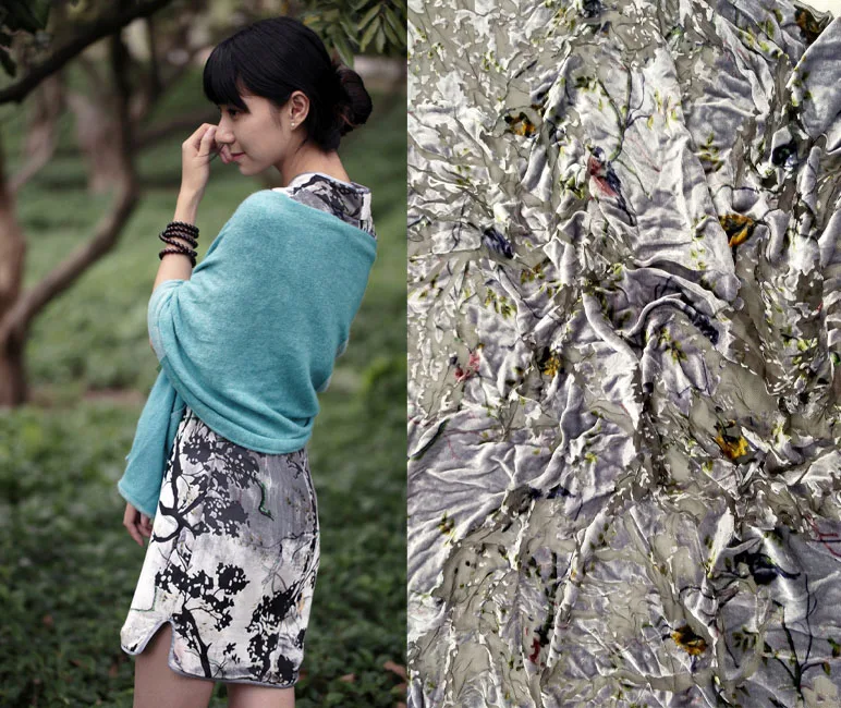 Бесплатная тюль рулон африканская кружевная шелковая ткань для шитья бархат