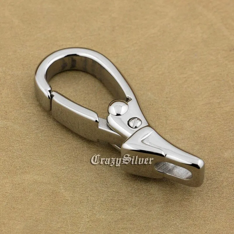 Блестящий серебряный Модный кулон на талию из нержавеющей стали 316L крутой