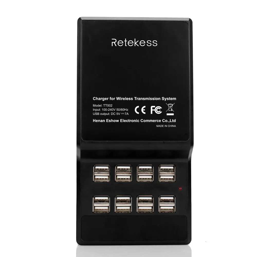 USB зарядное устройство Retekess TT002 16 портов 35 Вт зарядная док станция для