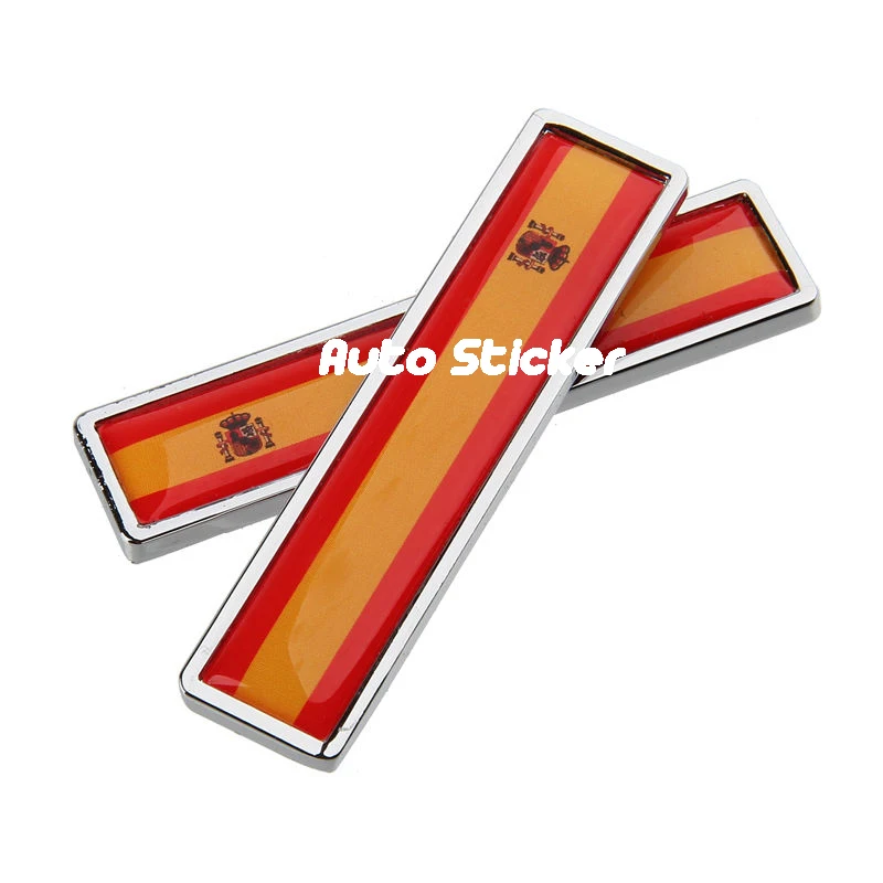 2 шт. автомобильный Стайлинг Espana Испанский флаг значок эмблема наклейка для