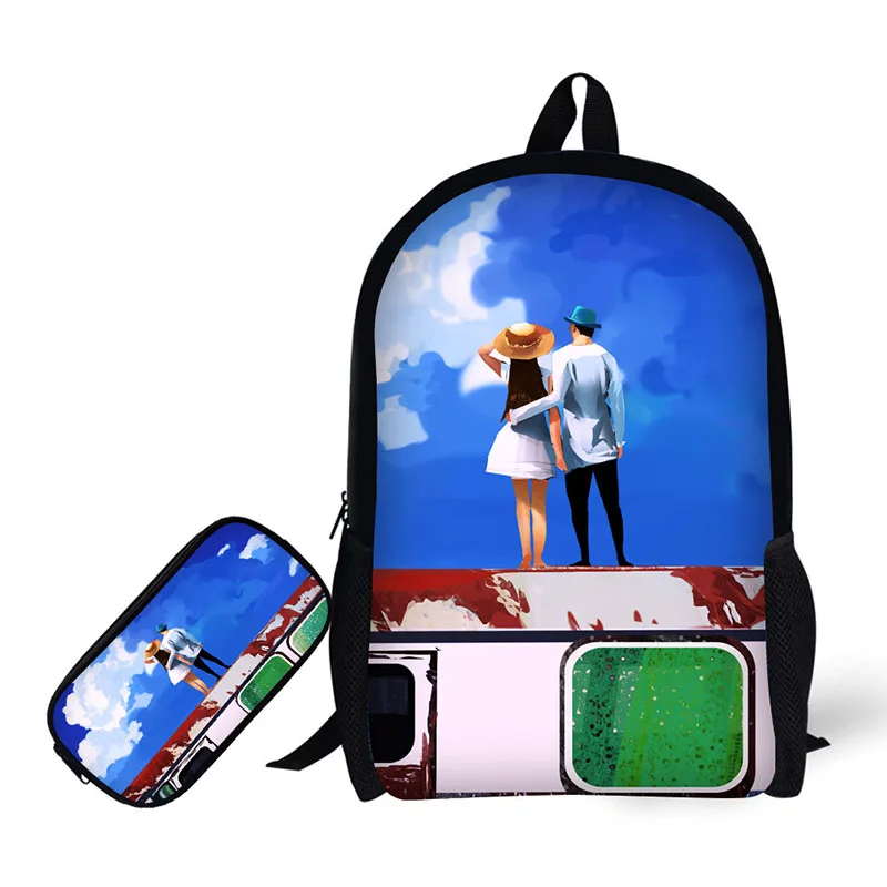 Рюкзак с анимационным рисунком детские школьные ранцы для девочек-подростков