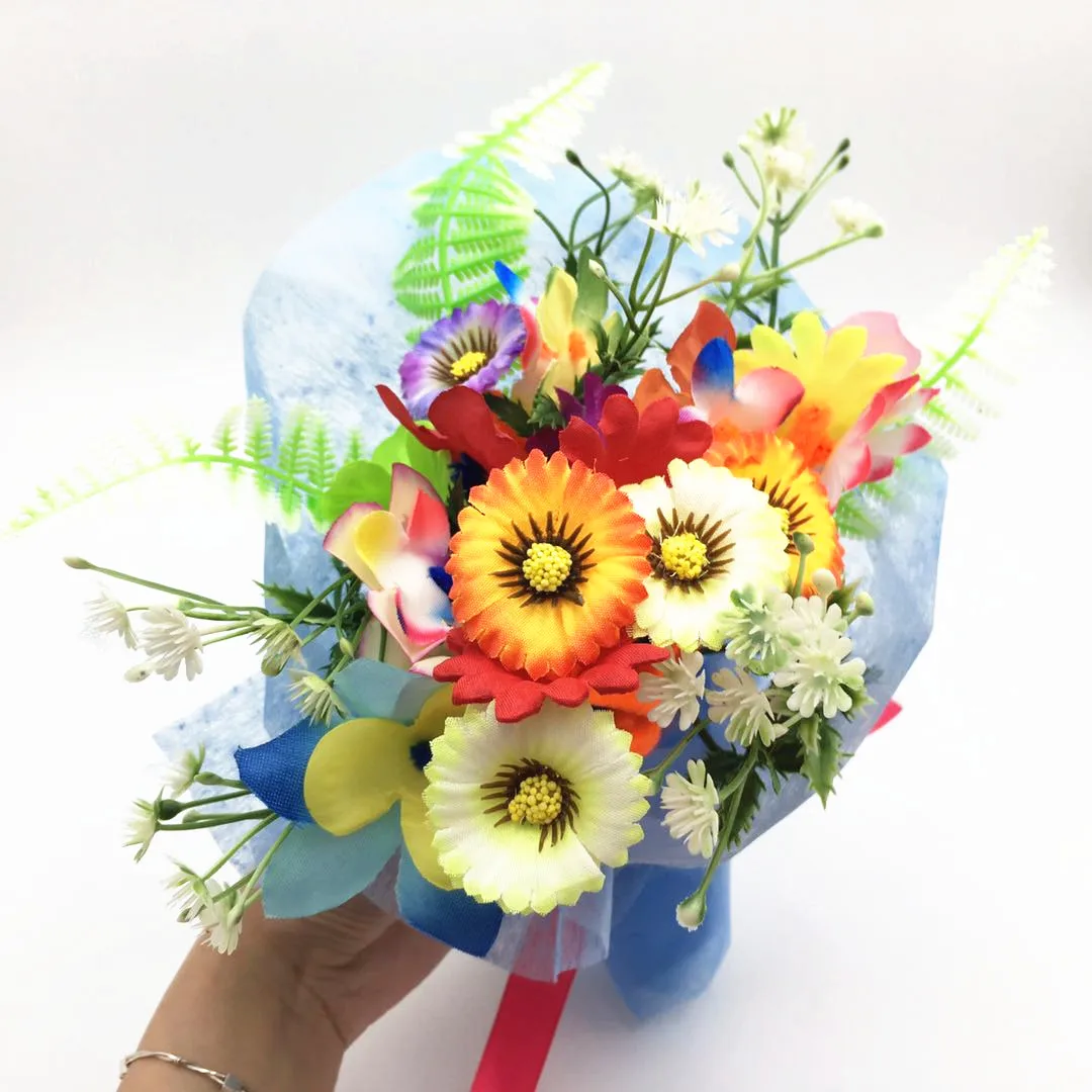 Happyxuan 5 шт. креативный букет ручной работы Цветы Дети DIY игрушки Наборы день отцов ремесла Начальная школа образование учителя подарок