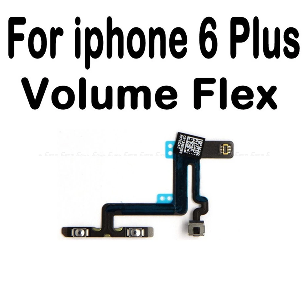 Новинка, для iPhone 6, 6S Plus, 4, 4S, 5, 5S, 5C, коннектор, кнопка включения/выключения, Кнопка громкости, гибкий кабель, лента - Цвет: 6 Plus Volume