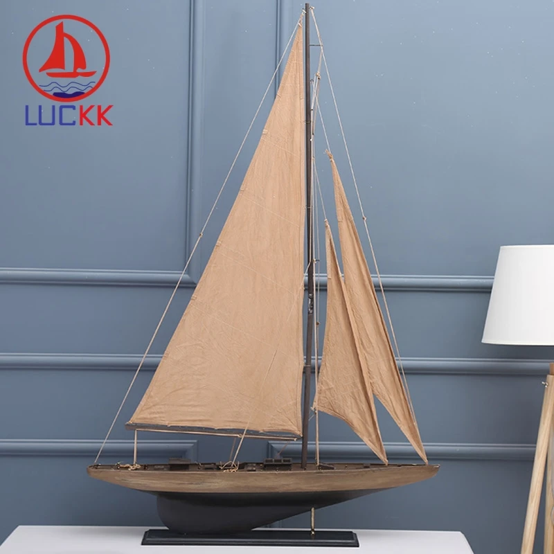 Американская модель корабля LUCKK 90 см домашний интерьер винтажные аксессуары для