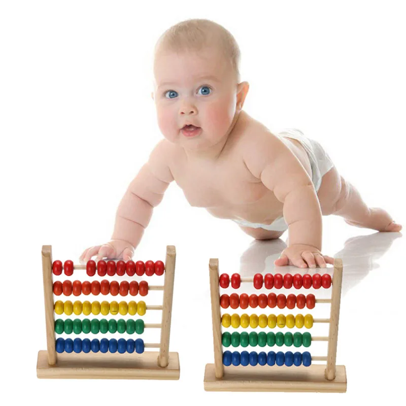 Деревянные Обучающие игрушки Abacus с цифрами для детей обучающая игрушка