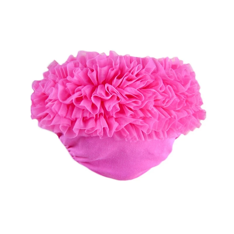 Baby Cotton Ruffle Bloomers Layers Diaper Cover Newborn Flower Shorts Toddler Cute Summer Satin Pants with Skirt X-48 | Детская одежда