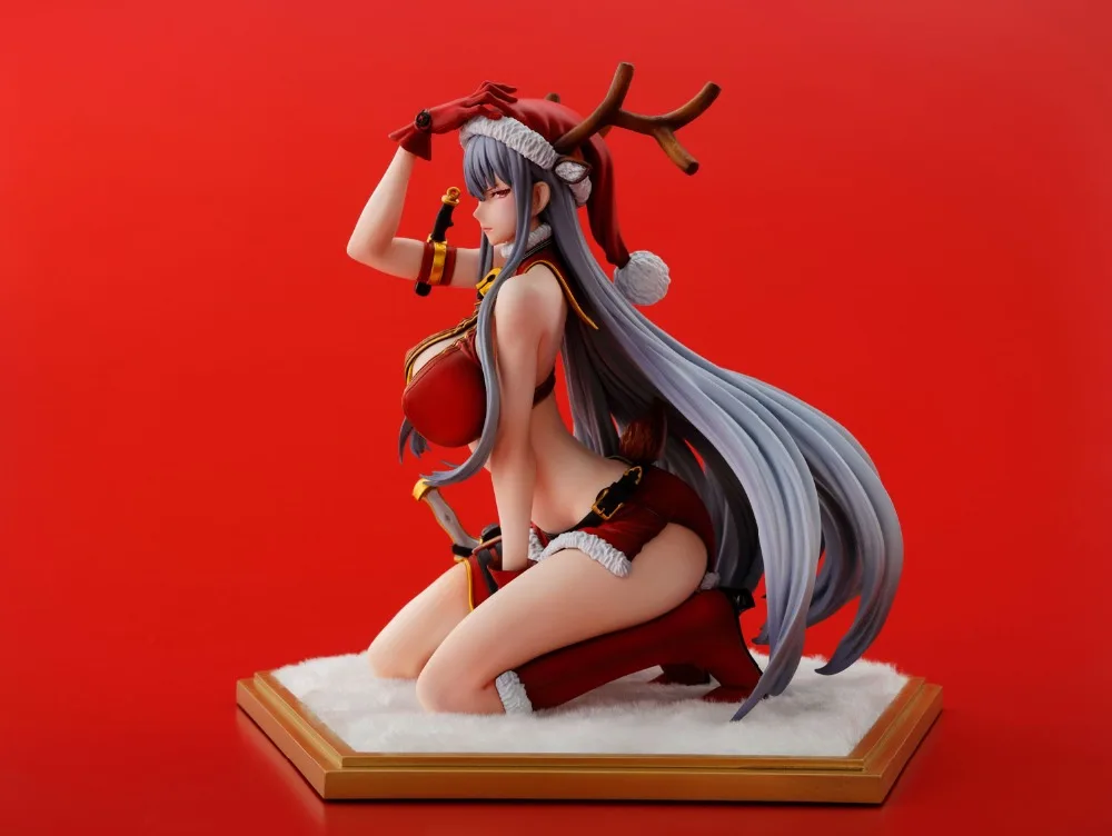 

2017 New Anime Valkyria Chronicles Selvaria Bles Christmas style Sexy Girl Model PVC Action Figure collection model toys XX033