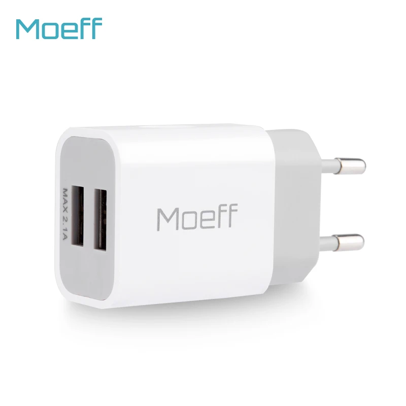 Moeff Универсальное зарядное устройство USB 5v2. 1a портативное Micro usb для мобильного