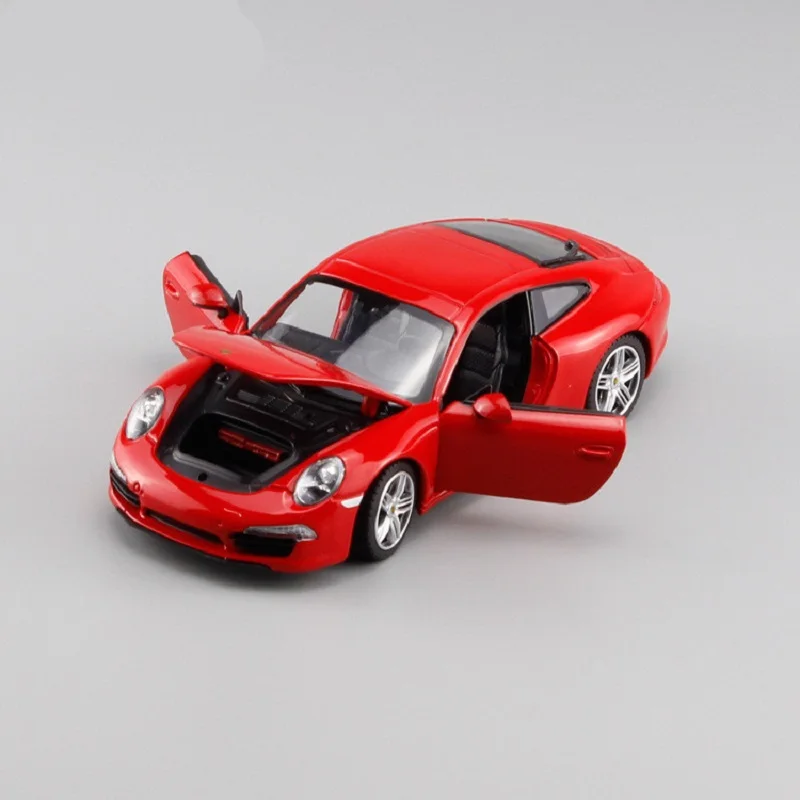 1:24 моделирование сплава спортивный автомобиль модель для Porscheed 911 с рулевым