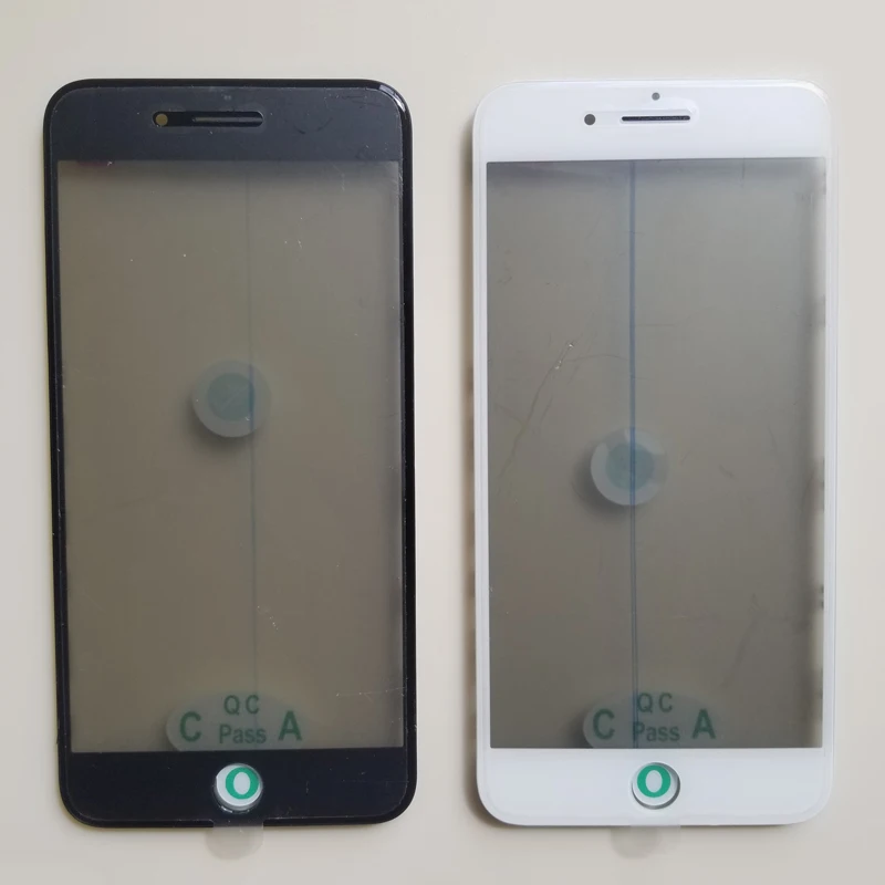 10pcs/lot 4 in 1 Cold Press Screen Outer Glass with Frame OCA+ Polarizer For iPhone 7 Plus Front Repair Part | Мобильные телефоны и