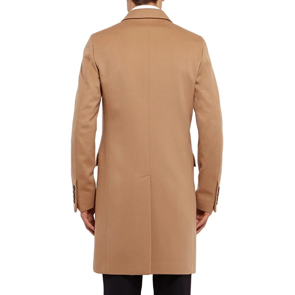 Лидер продаж Для мужчин s пальто Однобортный осень-зима Шерстяное куртка для casaco