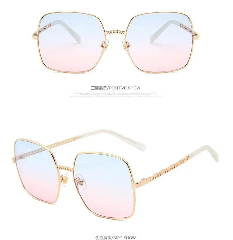 

Luxury Brand Oversized Men Sunglasses Women Sun Glasses Square Male retro de sol female sunglasses for women gafas de sol mujer