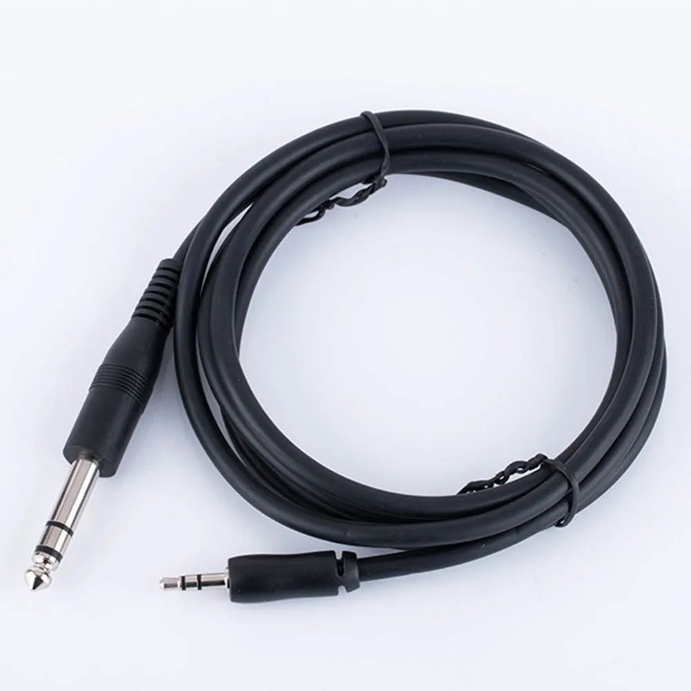Audio Aux Cable 3.5mm to 6.5mm Jack 3.5 6.35 6.35mm Male Cord for Guitar Mixer Amplifier CD Player Speaker | Электроника